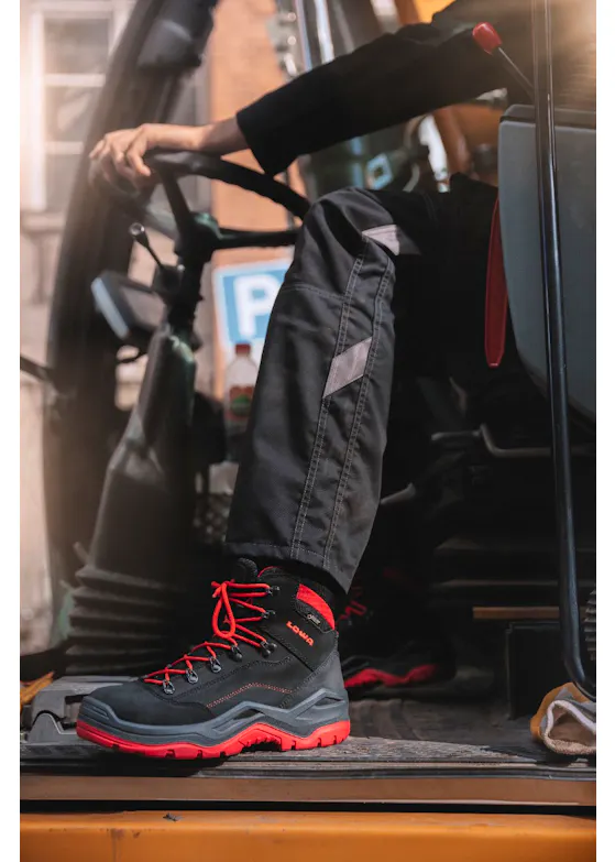 Lowa Renegade Work GTX Red Mid S3 CI
