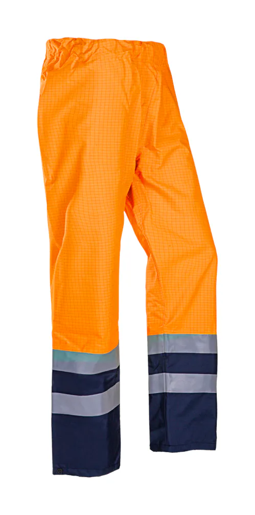 High Vis Oranje/Marineblauw