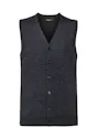 Russell Z719M V-Neck Sleeveless Knitted Cardigan Regular Fit miniatuur