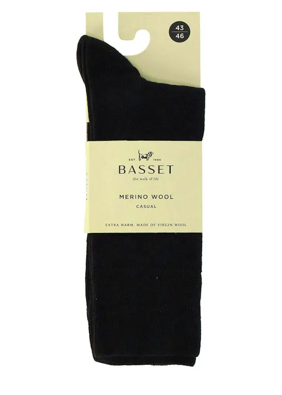 Basset Unisex Socks Merino Casual