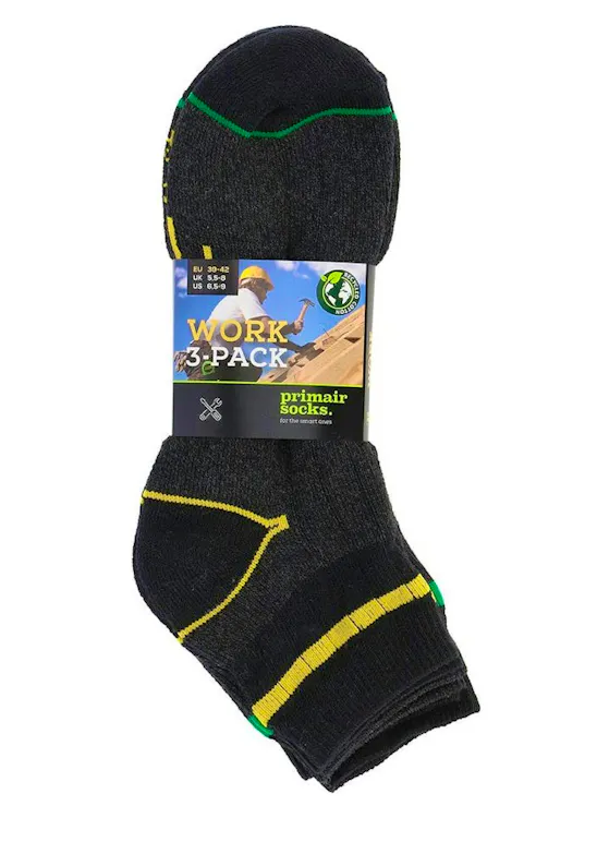 Primair Quarter Sokken Work Full Terry Eco 3-pack