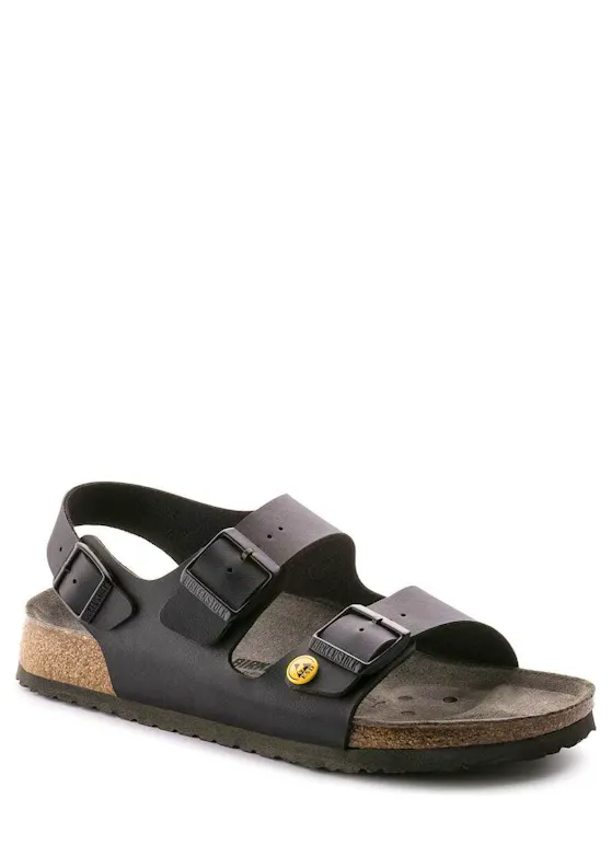 Birkenstock Milano ESD BF Zwart Sandaal 