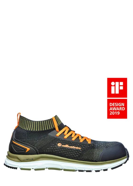 Albatros Ultimate Impulse Olive S1P Veiligheidsschoenen Laag