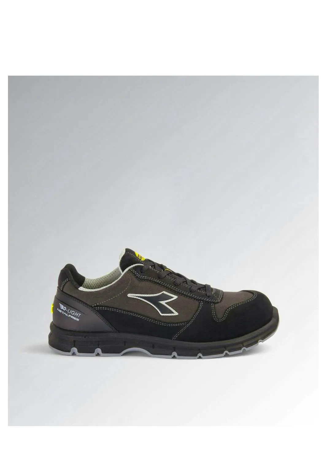Zwart/charcoal grijs