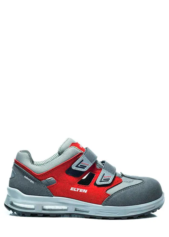 Elten Travis XXT Easy ESD S1 Grijs/Rood
