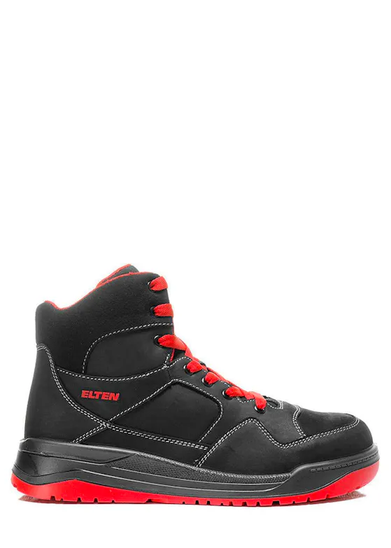 Elten Maverick Halfhoog ESD S3 Zwart/Rood