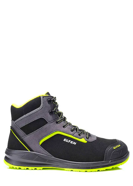 Elten Loan XXSports Pro Black-Lime Mid ESD S3