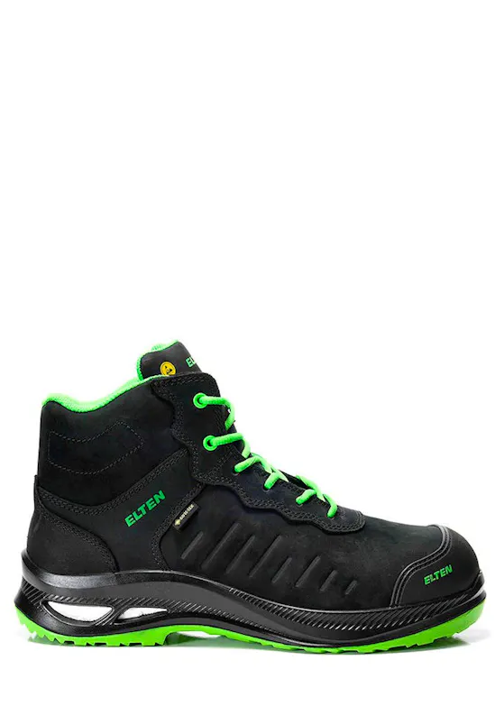 Elten Stewart XXG Pro GTX Mid ESD S3 HI CI Zwart/Groen