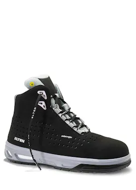 Elten IMPULSE XX10 black-grey Mid ESD S1 Werkschoen