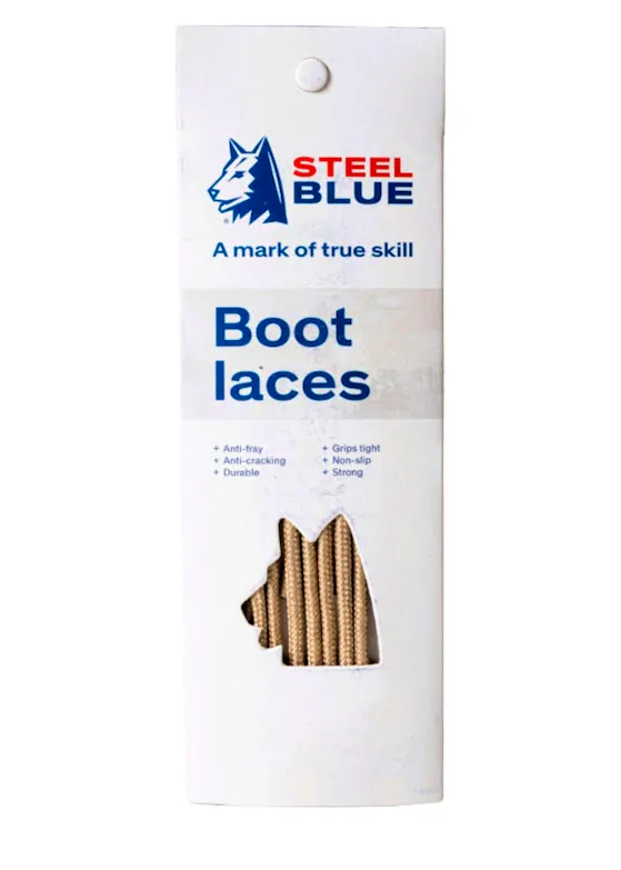 Steel Blue Veters/Laces Sand 110 cm 2 Paar