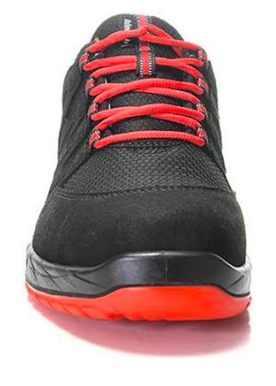 Elten Maddox Compo Black-Red Low ESD S3S Werkschoen