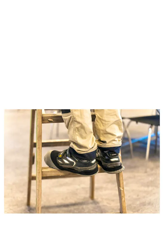 Safety2shoes re-usable antislip overschoen M/L (38/42) grijs