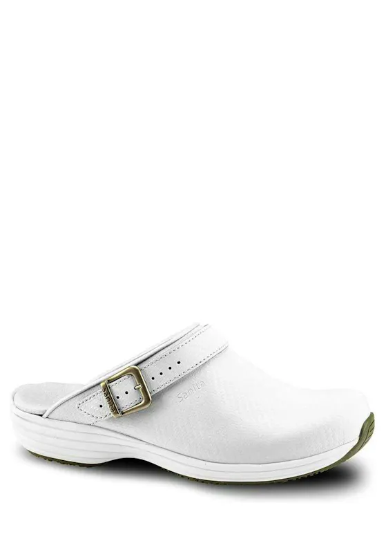 Sanita Flex Carbon Klomp Wit