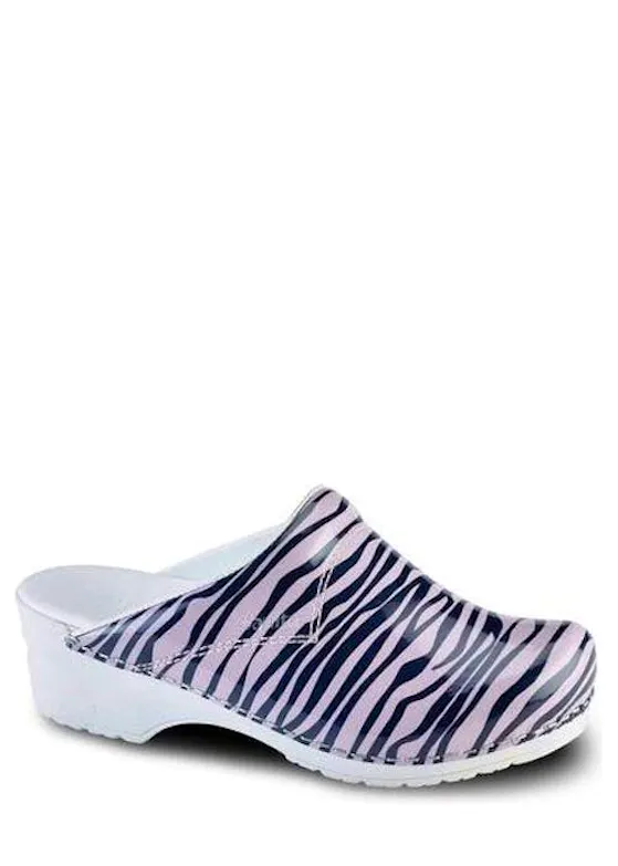 Sanita Flex 314 Klomp Roze met strepen