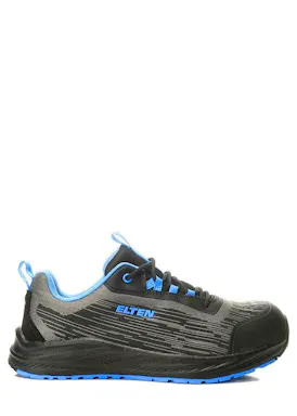 Elten Hanko XXNF Zwart/Blauw Low ESD S1PS Werkschoen