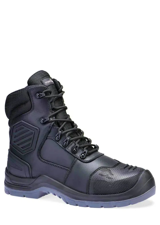 Portwest Samengesteld Leder Halfhoge Schoen S7L HRO M CI LG SC AN SR FO Werkschoenen FD25