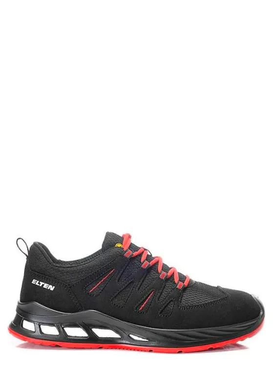 Elten Maddox XXR Black-Red Low ESD S3S Werkschoen