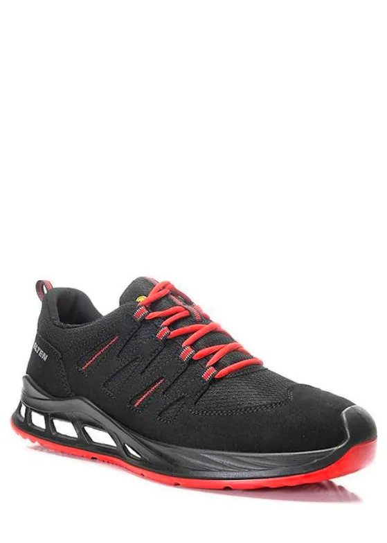 Elten Maddox XXR Black-Red Low ESD S3S Werkschoen