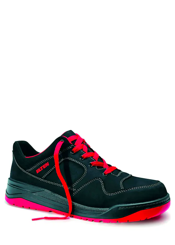 Elten Maverick Laag ESD S3 Zwart/Rood