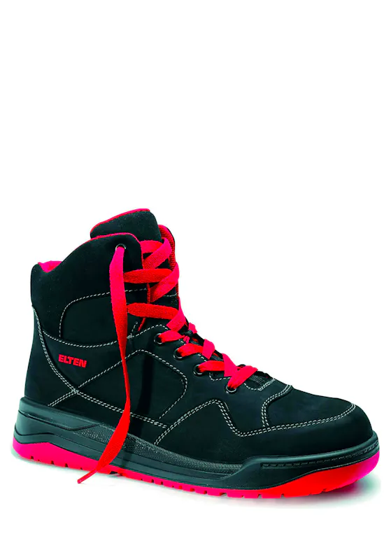 Elten Maverick Halfhoog ESD S3 Zwart/Rood