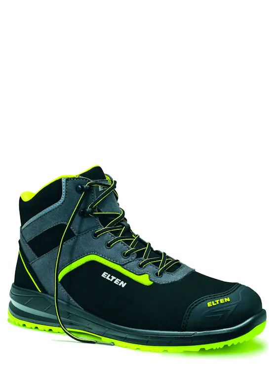 Elten Loan XXSports Pro Black-Lime Mid ESD S3