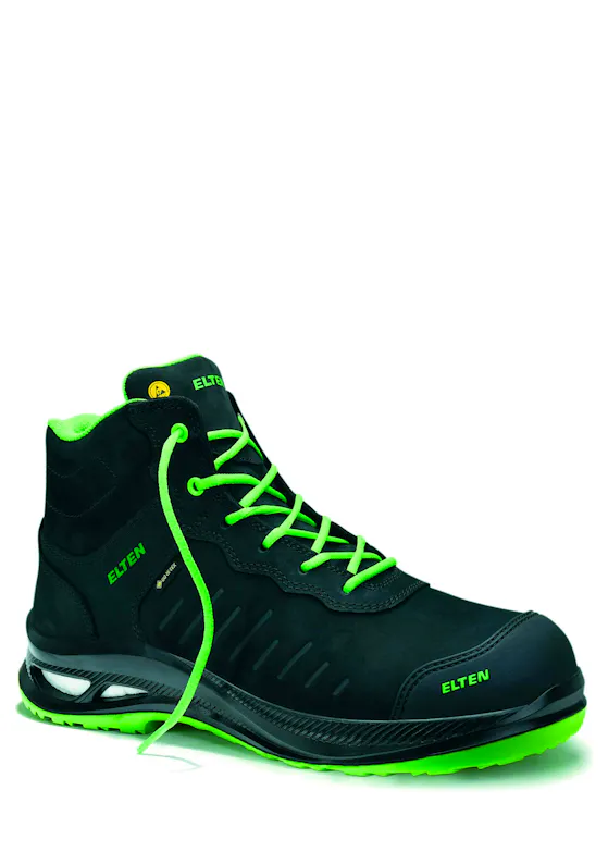 Elten Stewart XXG Pro GTX Mid ESD S3 HI CI Zwart/Groen