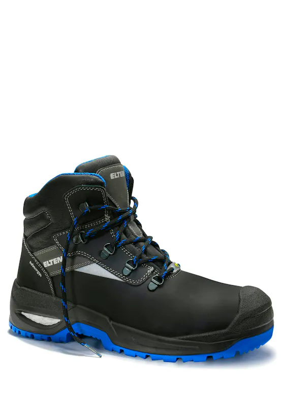 Elten StefanoO XXSG Mid ESD S3 Zwart/Blauw