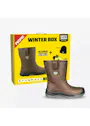 Safety Jogger Alaska S3 Werklaars Hoog Bruin Winter Promobox miniatuur