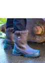 Redbrick Boot Brown Wool S7S Werklaars miniatuur