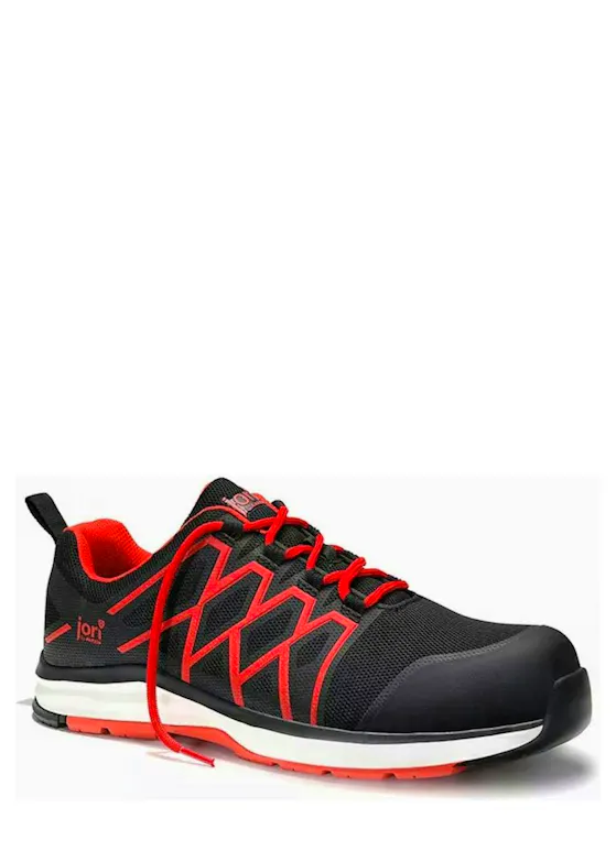 Elten Jori Veiligheidsschoen Jo_Swift Laag ESD S1P Zwart/Rood