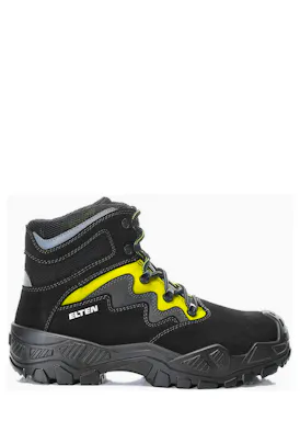 Elten Mick Black-Green Mid ESD S3S