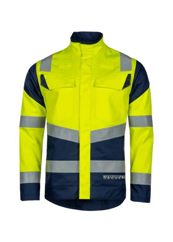 Sioen Hi-Vis Werkjas Ahil 606UA2PFB