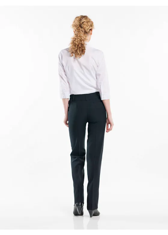 Chaud Devant Dames Wit Stretch 3/4 Sleeve Blouse