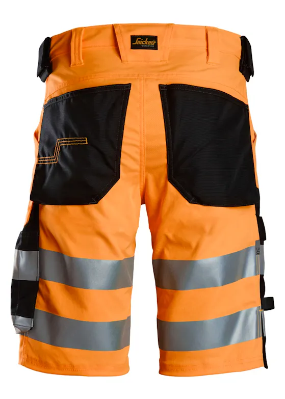 Snickers High-Vis Klasse 1 Stretch Korte Werkbroek 6136