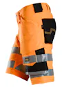 Snickers High-Vis Klasse 1 Stretch Korte Werkbroek 6136 miniatuur