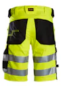 Snickers High-Vis Klasse 1 Stretch Korte Werkbroek 6136 miniatuur