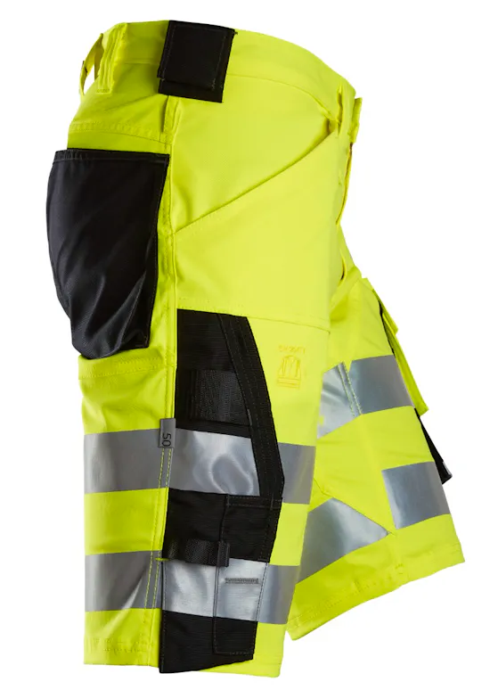 Snickers High-Vis Klasse 1 Stretch Korte Werkbroek 6136