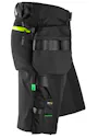 Snickers FlexiWork, Softshell Stretch Korte Werkbroek met Holsterzakken 6140 miniatuur