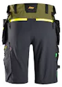 Snickers FlexiWork, Softshell Stretch Korte Werkbroek met Holsterzakken 6140 miniatuur