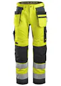 Snickers Workwear High-Vis Werkbroek+ met Holsterzakken, Klasse 2 6230 miniatuur