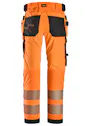 Snickers High-Vis Klasse 2 4-Way Stretch Werkbroek met Holsterzakken 6232 miniatuur