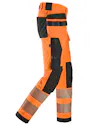 Snickers High-Vis Klasse 2 4-Way Stretch Werkbroek met Holsterzakken 6232 miniatuur