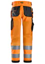 Snickers High-Vis Klasse 2 Werkbroek met Holsterzakken 6238 miniatuur