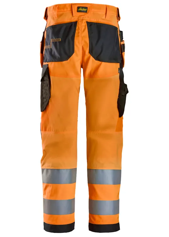 Snickers High-Vis Klasse 2 Werkbroek met Holsterzakken 6238