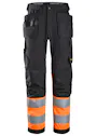 Snickers High-Vis Klasse 1 Werkbroek met Holsterzakken 6239 miniatuur