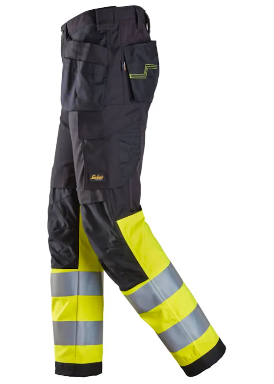 Snickers High-Vis Klasse 1 Werkbroek met Holsterzakken 6239