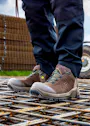 Haix Connexis Safety+ GTX LTR Dames Low Brown S3 Werkschoen miniatuur