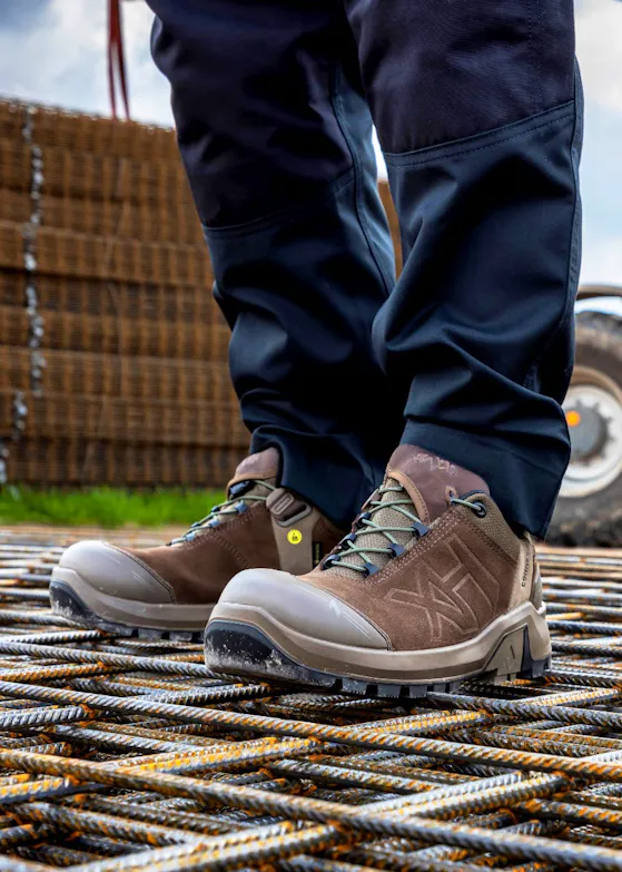 Haix Connexis Safety+ GTX LTR Dames Low Brown S3 Werkschoen