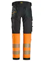 Snickers High-Vis Klasse 1 4-Way Stretch Werkbroek 6335 miniatuur