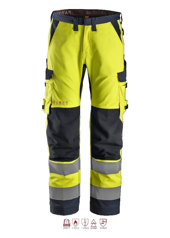 Snickers Workwear ProtecWork werkbroek met symmetrische zakken Klasse 2 - 6361